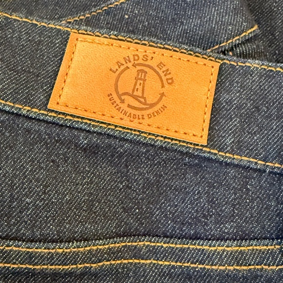 Lands' End Women's Navy ankle Jeans/size 16 - Picture 8 of 10